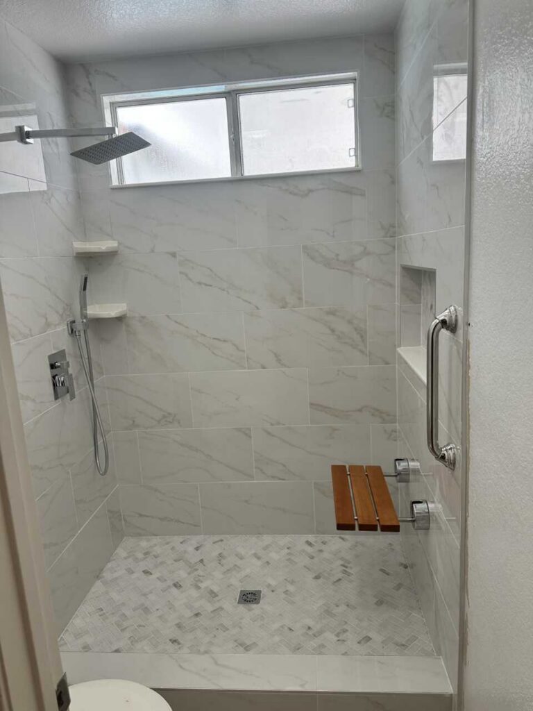 Master Shower Remodel in Corona, CA
